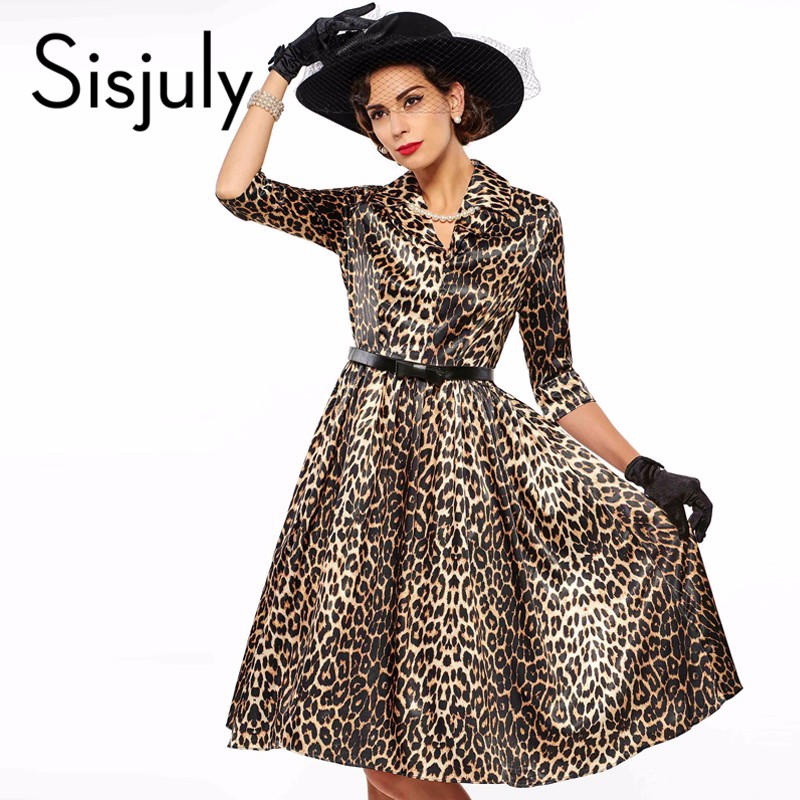 Sisjuly-Vintage-Women-Dress-Half-Sleeve-Leopard-Women-Vintage-Pin-Up-Dress-Lapel-Knee-Length-Half-Sl-32542669417