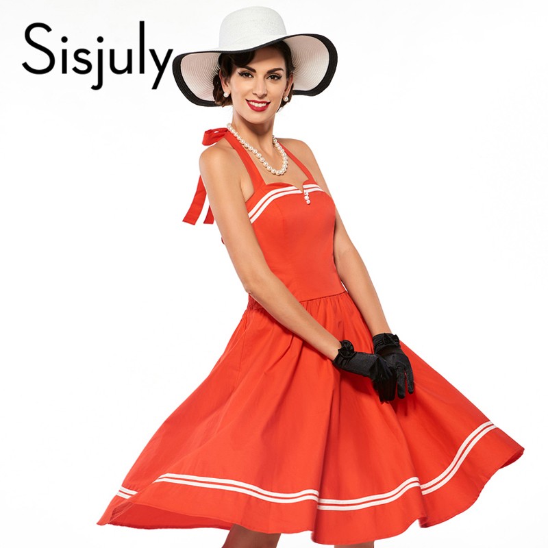 Sisjuly-vintage-1950s-festa-summer-women-dress-striped-sleeveless-dress-red-party-fashion-halter-col-32765456660