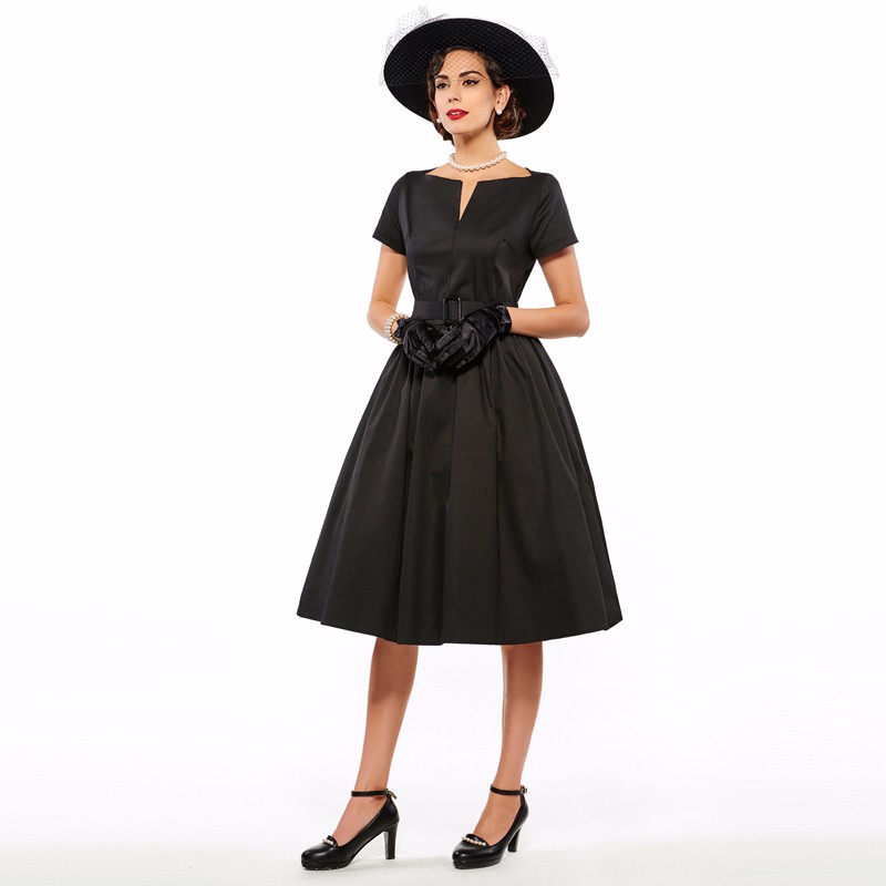 Sisjuly-women-dress-fashion-autumn-ball-gown-dress-vintage-retro-dresses-v-neck-short-sleeve-women-d-32727851278