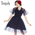 Sisjuly-women-dress-style-autumn-office-dresses-sashes-half-sleeves-winter-party-dress-blue-red-plai-32706166256