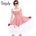 Sisjuly-women-dress-style-autumn-office-dresses-sashes-half-sleeves-winter-party-dress-blue-red-plai-32706166256