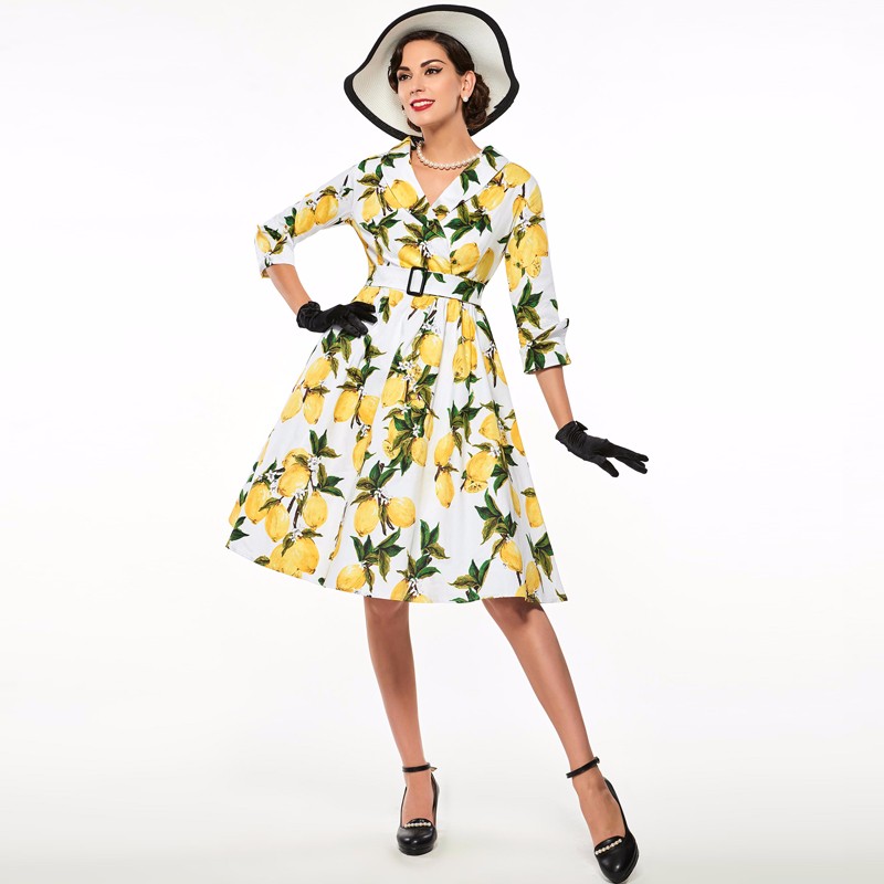 Sisjuly-women-floral-vintage-dress-lemon-print-party-dress-style-1950s-rockabilly-dress-vestido-luxu-32720796434