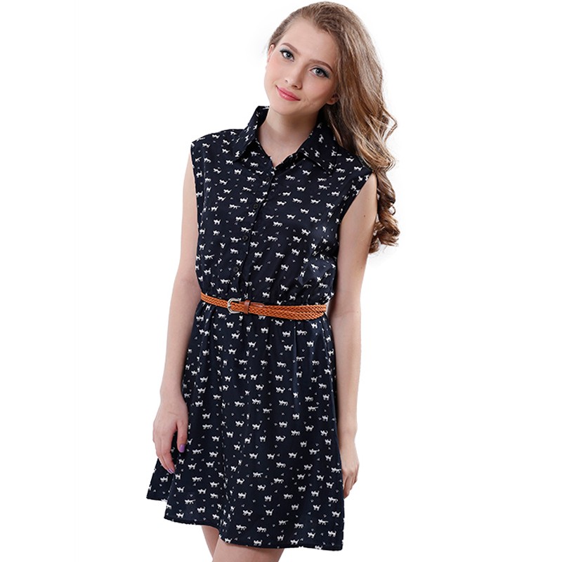 Softu-Hot-Sale-Women39s-Fashion-Summer-Casual-Shirts-Dress-Sleeveless-Tank-Knee-Length-A-Line-Dress--32644828502