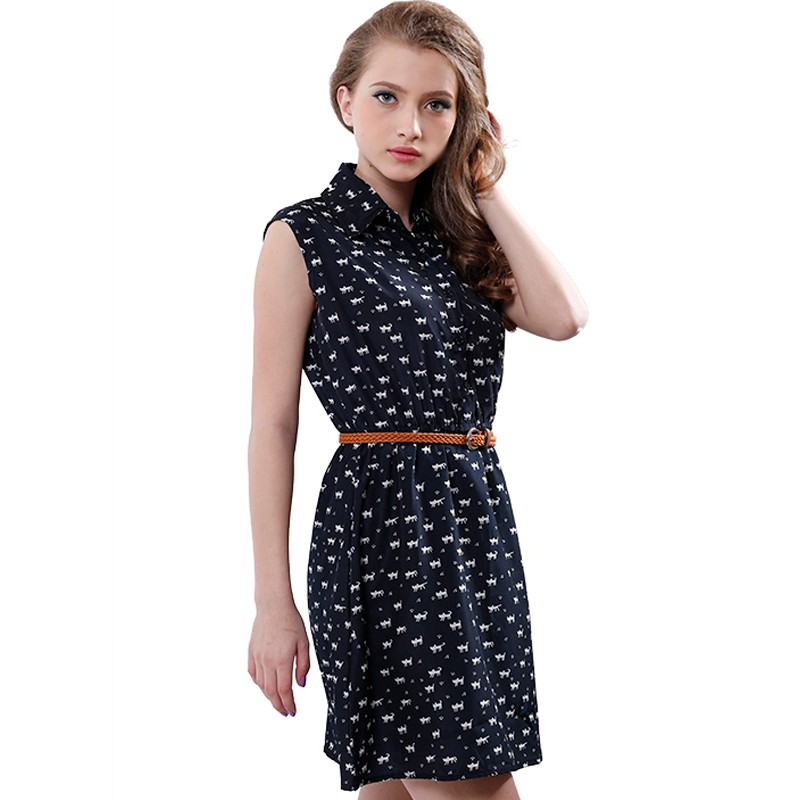 Softu-Hot-Sale-Women39s-Fashion-Summer-Casual-Shirts-Dress-Sleeveless-Tank-Knee-Length-A-Line-Dress--32644828502