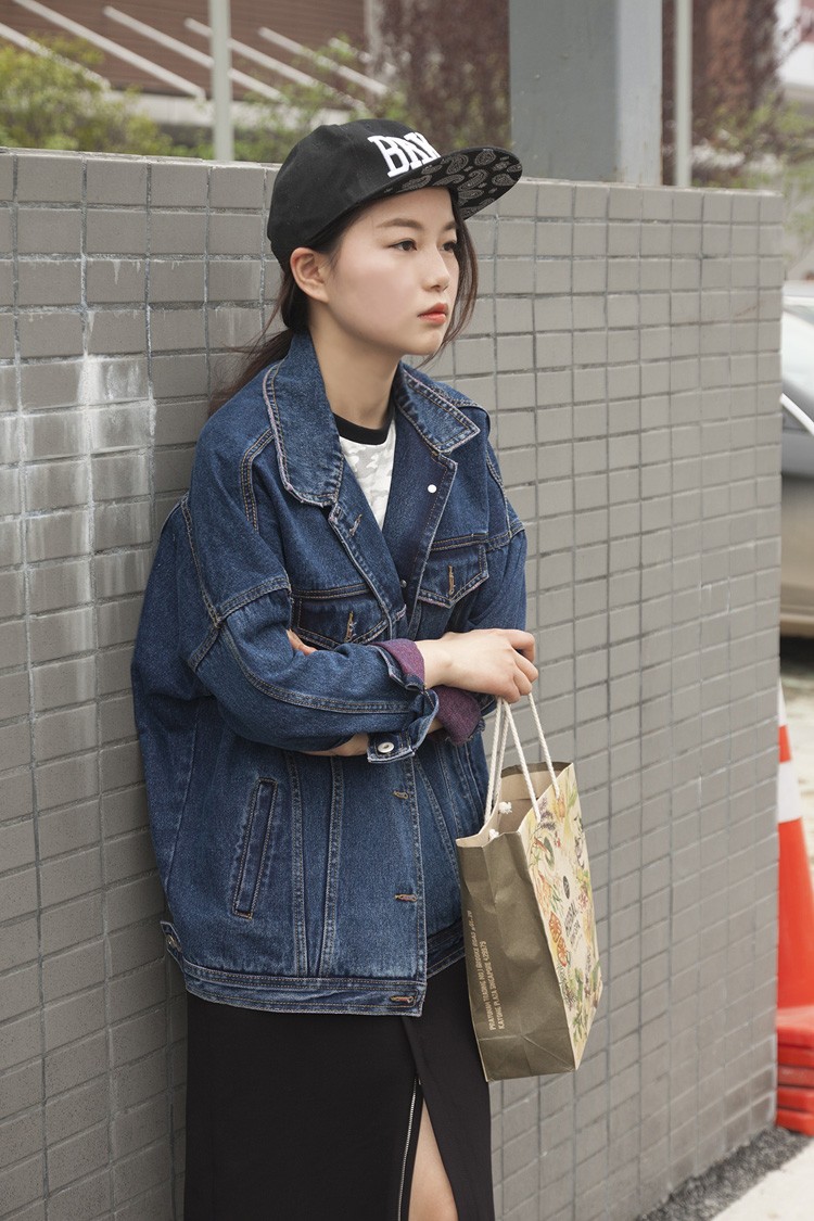 Sokotoo-Women39s-loose-boyfriend-denim-jacket-for-woman-High-quality-casual-coat-Top-Outerwear-32502137154