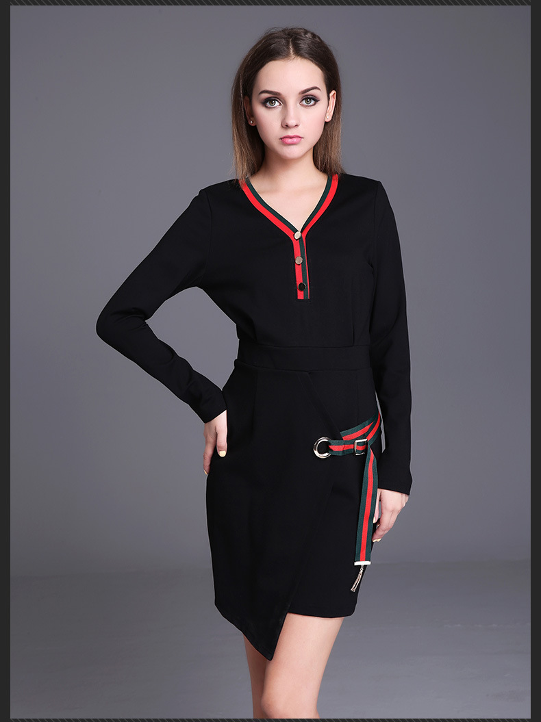 Sparsil-Women-Spring-Summer-V--Neck-Mini-Dress-With-Sashes-New-Design-Above-Knee-Dresses-Female-With-32794246722