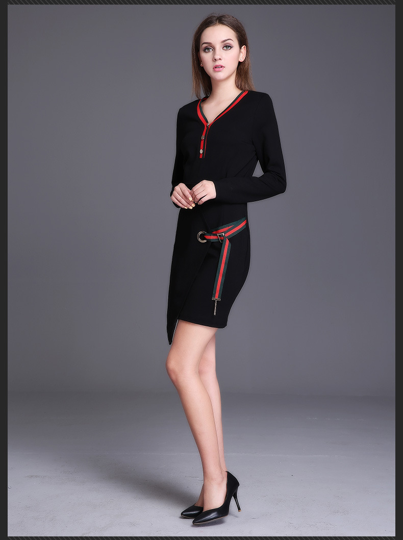 Sparsil-Women-Spring-Summer-V--Neck-Mini-Dress-With-Sashes-New-Design-Above-Knee-Dresses-Female-With-32794246722