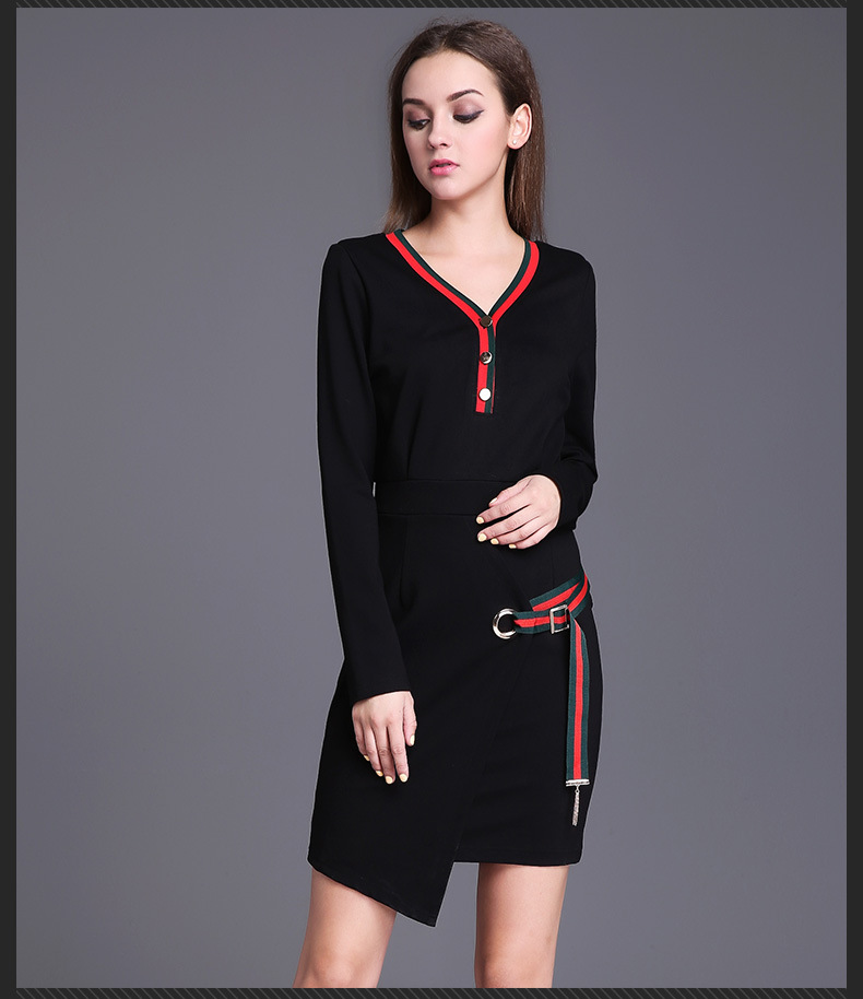 Sparsil-Women-Spring-Summer-V--Neck-Mini-Dress-With-Sashes-New-Design-Above-Knee-Dresses-Female-With-32794246722