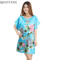 Special-Offer-Light-blue-Chinese-Women39s-Satin-Halter-Cheongsam-Long-Dress-Qipao-Mujeres-Vestido-Fl-32503764454