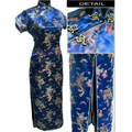 Special-Offer-Navy-Blue-Chinese-Womens-Mini-Cheongsam-Qipao-Dress-ropa-mujer-Dragon-Phenix-Size-M-L--714460274