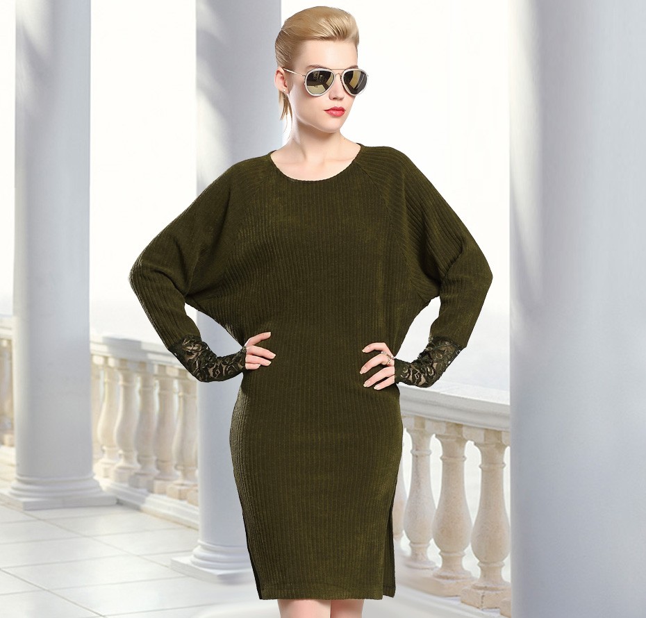 Spring-Autumn-Tops-Long-Sleeve-Sweater-Dress-Women-Stylish-Office-Lady-Elegant-Pullovers-High-Qualit-32732404325