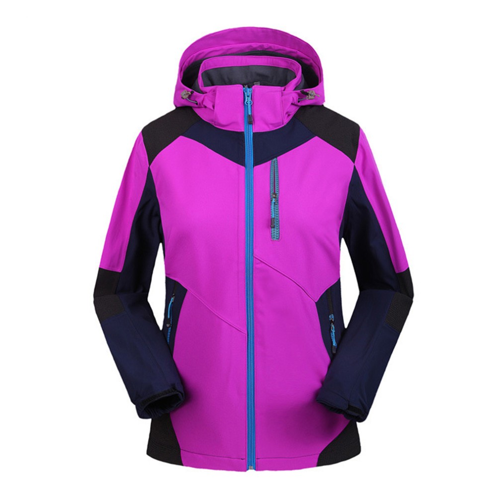 Spring-Autumn-Women39s-Softshell-Hooded-Jackets-Coat-Windproof-Waterproof-Zipper-Pockets-Casual-Fema-32623433587