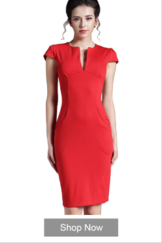 Spring-Sexy-red-black-Deep-V-bodycon-bandage-Business-work-office-Party-Pencil-sheath-vintage-women--1332576483