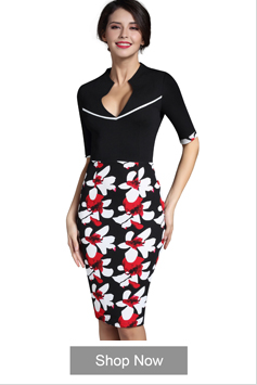 Spring-Sexy-red-black-Deep-V-bodycon-bandage-Business-work-office-Party-Pencil-sheath-vintage-women--1332576483