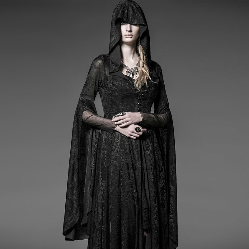 Steampunk-knitting-jacquard-vintage-famale-gothic-long-hooded-dress-cultivate-one39s-morality-show-t-32575881245