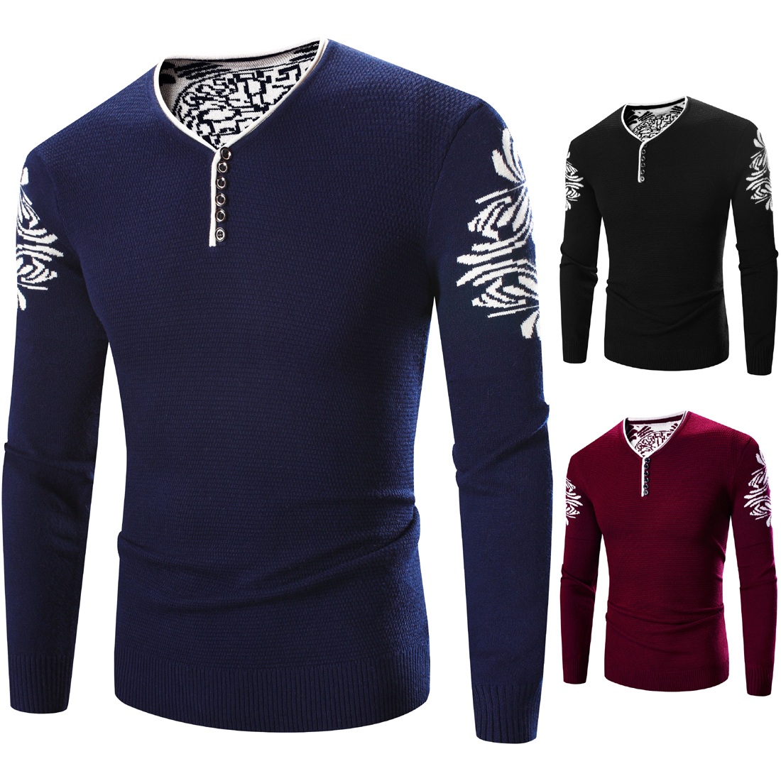 Stylish-Men39s-Sweatershirts-Pullover-2016-Male-Brand-Casual-Slim-Sweatershirts-Men-V-Neck-Collar-wi-32790719473