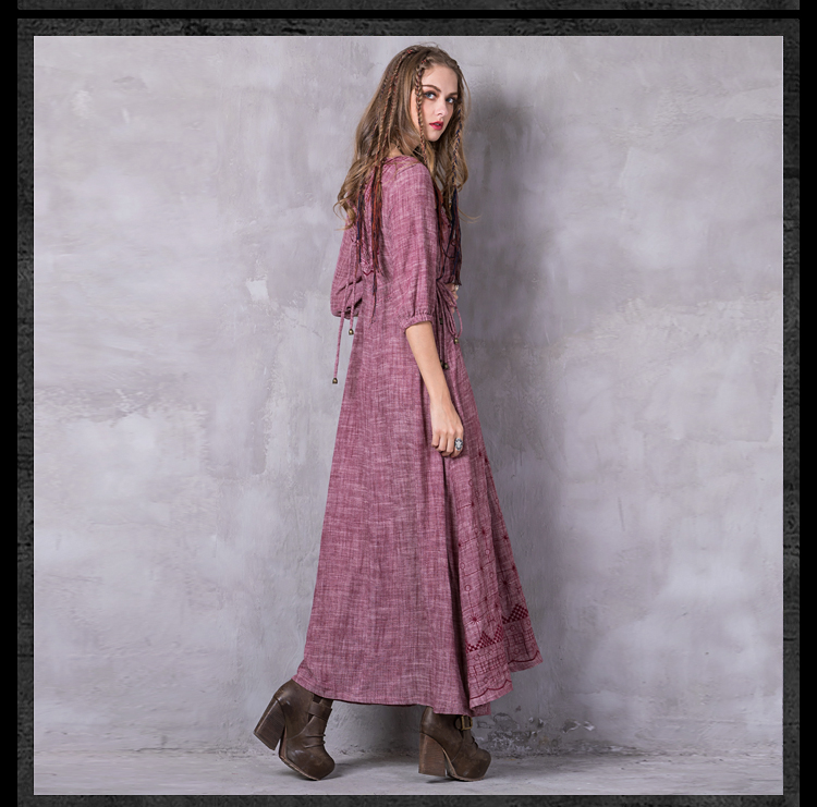 Summer-Dress-2017-Yuzimay-Boho-New-Cotton-Linen-Vestidos-Three-Quarter-Lantern-Sleeve-O-Neck-A-Line--32788846162