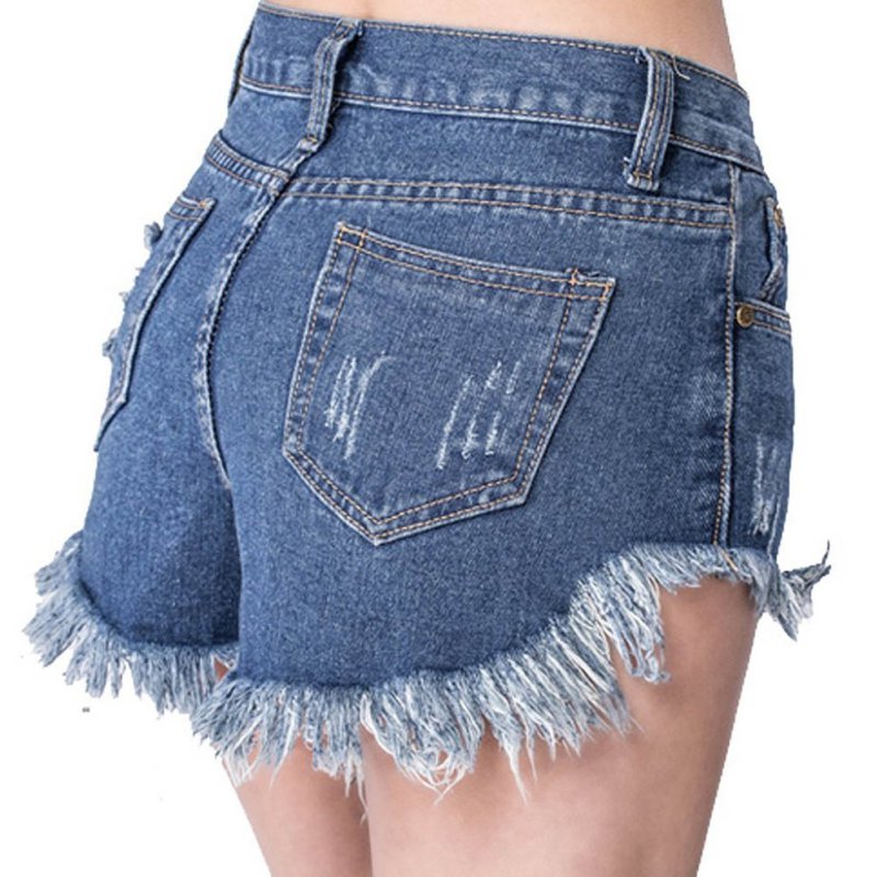 Summer-Sexy-Women39s-Irregular-High-Waisted-Shorts-Fashion-Slim-Fit-Denim-Jeans-Shorts-32697309918