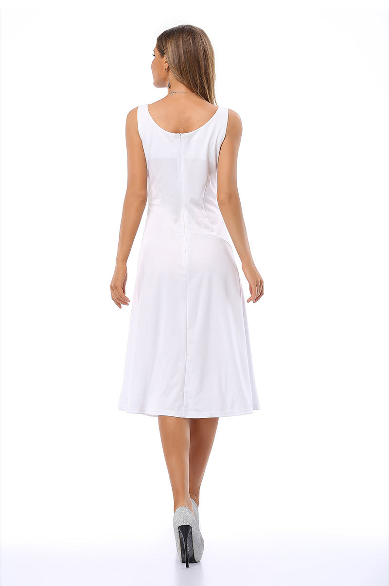 Summer-Women-Chiffon-Sexy-Casual-Sleeveless-O-Neck-Solid-Color-Pleased-Dress-Plus-Size-Beach-White-B-32788554496