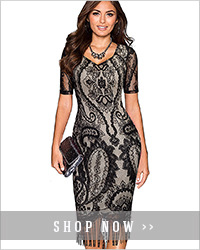 Summer-Women-Outfits-Elegant-Leaf-Print-Sheath-Business-Office-Wear-Dresses-Knee-Length-Sweat-heart--32698960237