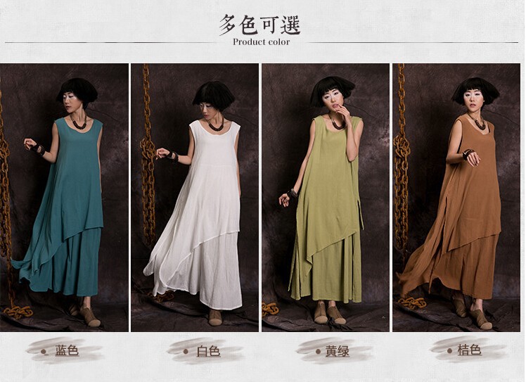 Summer-women39s-loose-cotton-linen-sleeveless-long-dress-solid-colors-irregular-for-female-8511142-v-32332643169