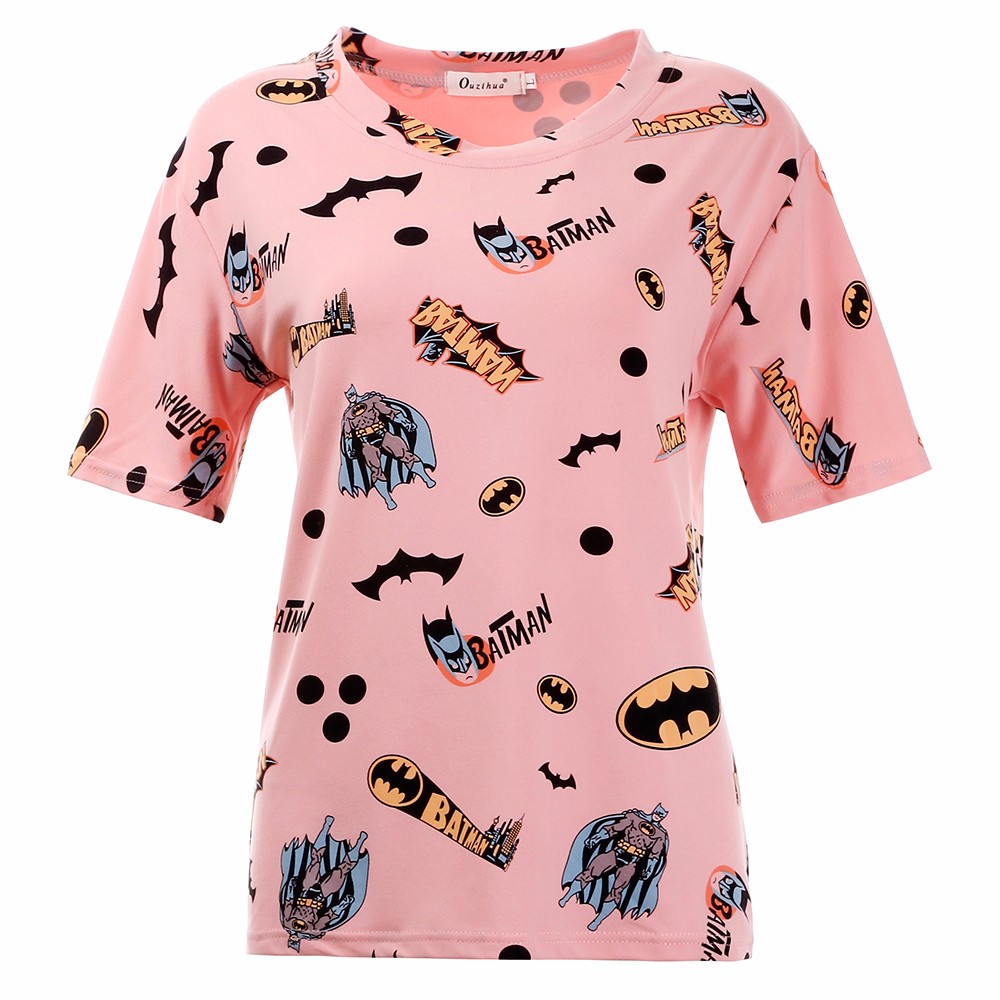 T-Shirt-Women-2017-Fashion-Summer-Women-T-shirt-Plus-Size-Tops-Print-Cartoon-Batman-Camisetas-Femini-32655916903