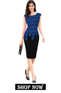 T39O-Winter-Autumn-Elegant-Dress-Work-Charming-Women-Keyhole-Half-sleeve-office-Stand-collar-Mermaid-32701261330