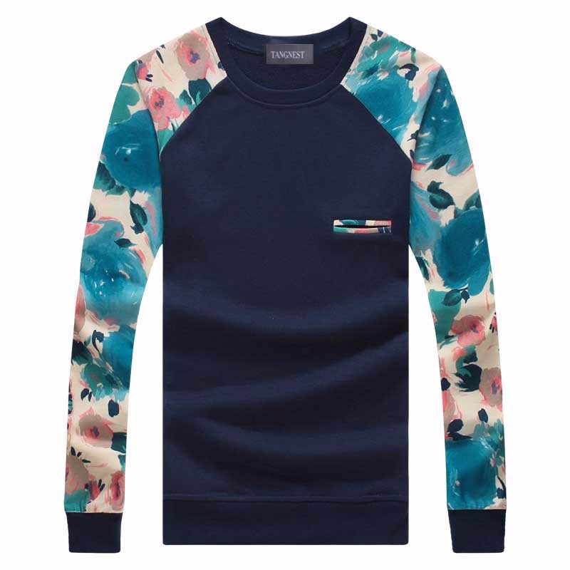 TANGNEST-Men-Sweatshirts-2017-New-Fashion-Men39s-Print-Casual-Sweatshirt-Men-Slim-Fit-Floral-Sleeve--32604192526