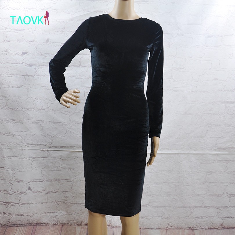 TAOVK-2016-new-fashion-Russian-style-Autumn-Women-Sexy-Bodycon-Velvet-Dress-3-colors-Round-neck-long-32775719246