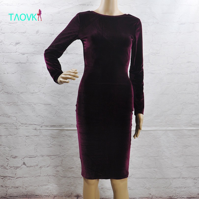 TAOVK-2016-new-fashion-Russian-style-Autumn-Women-Sexy-Bodycon-Velvet-Dress-3-colors-Round-neck-long-32775719246