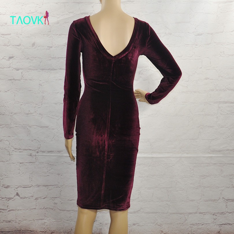 TAOVK-2016-new-fashion-Russian-style-Autumn-Women-Sexy-Bodycon-Velvet-Dress-3-colors-Round-neck-long-32775719246