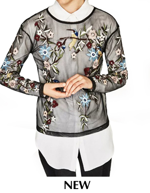 TXJRH-Vintage-ZA-Colorful-Floral-Print-Embroidery-Back-Button-Chiffon-T-Shirt-Street-Women-Stand-Col-32731761196