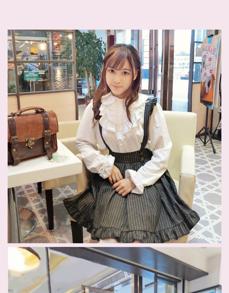 The-Original-Japanese-School-Uniform-Gothic-Lolita-Gold-Stripes-Flying-Sleeve-Soft-Sister-Waist-Body-32580893287