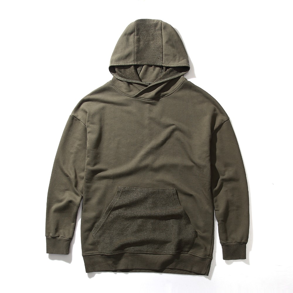 Top-Fashion-Kanye-West-Reversed-Kangaroo-Pocket-Hoodies-Mens-2017-Hiphop-Distressed-Olive-Green-Pull-32713074671