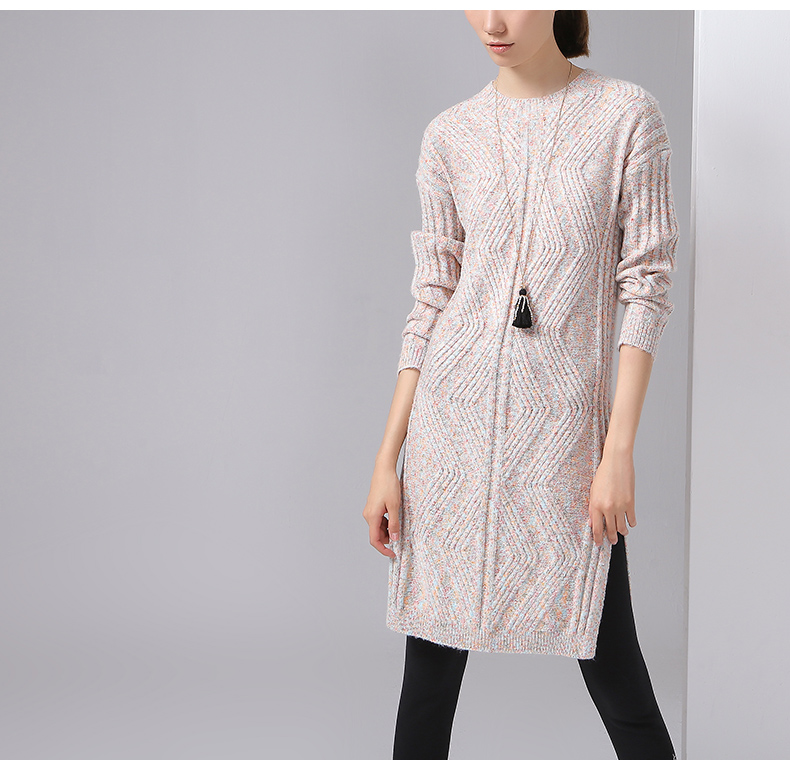 Toyouth-Winter-New-Jacquard-Geometrical-Dress-O-Neck-Long-Sleeve-Knitting-Loose-One-Piece-Dresses-32777236464