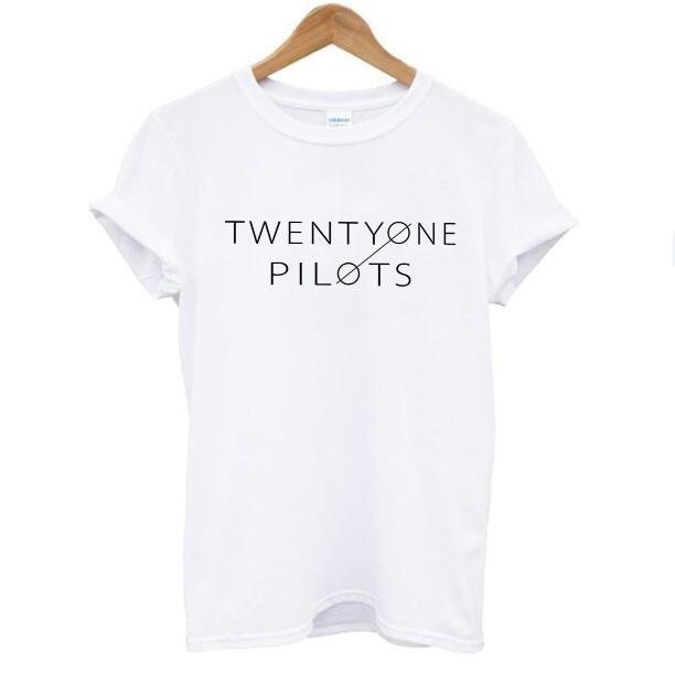 Twenty-One-Pilots-Letter-Print-t-shirt-tops-Women-White-Cotton-Short-Sleeve-O-neck-Slim-Casual-t-shi-32719620994