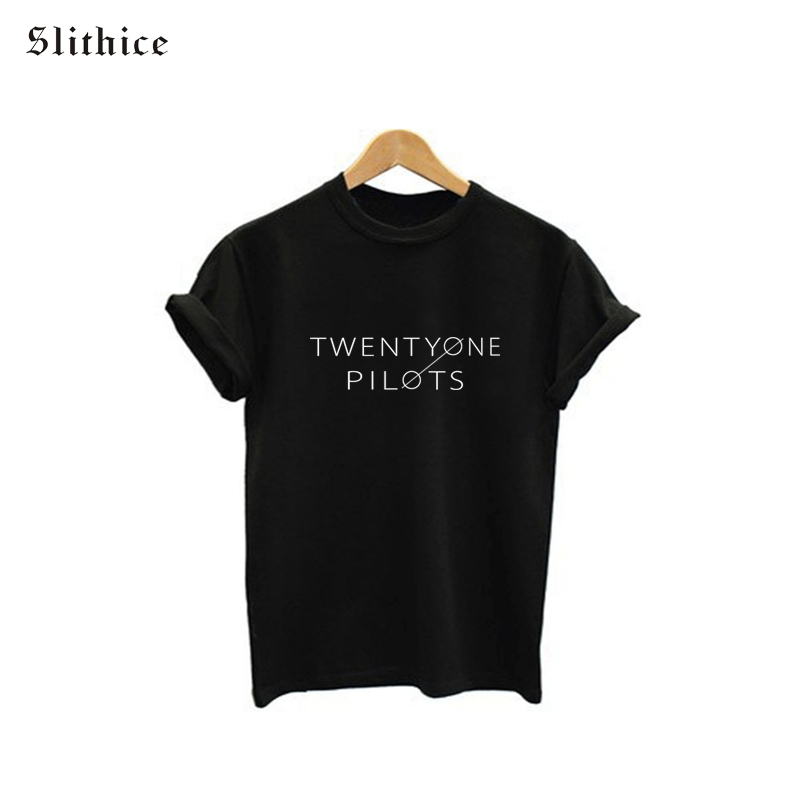 Twenty-One-Pilots-Letter-Print-t-shirt-tops-Women-White-Cotton-Short-Sleeve-O-neck-Slim-Casual-t-shi-32719620994