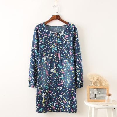 USWMIE-2018-Spring-Literature-Print-Collar-Thickened-Button-Loose-Vestidos-Long-Sleeve-Knee-length-G-32778324525