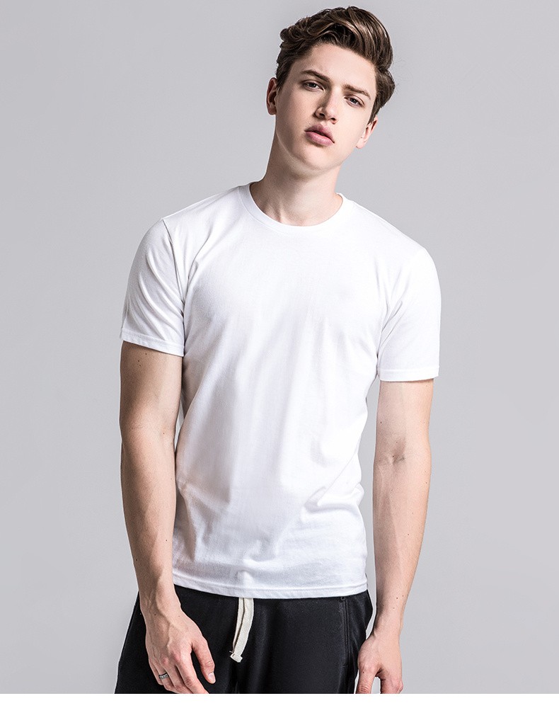 UampSHARK-Summer-Basic-Black-T-Shirt-Homme-T-Shirt-Short-Sleeve-Slim-Fit-Cotton-Tops-Men-Clothing-O--32686997777