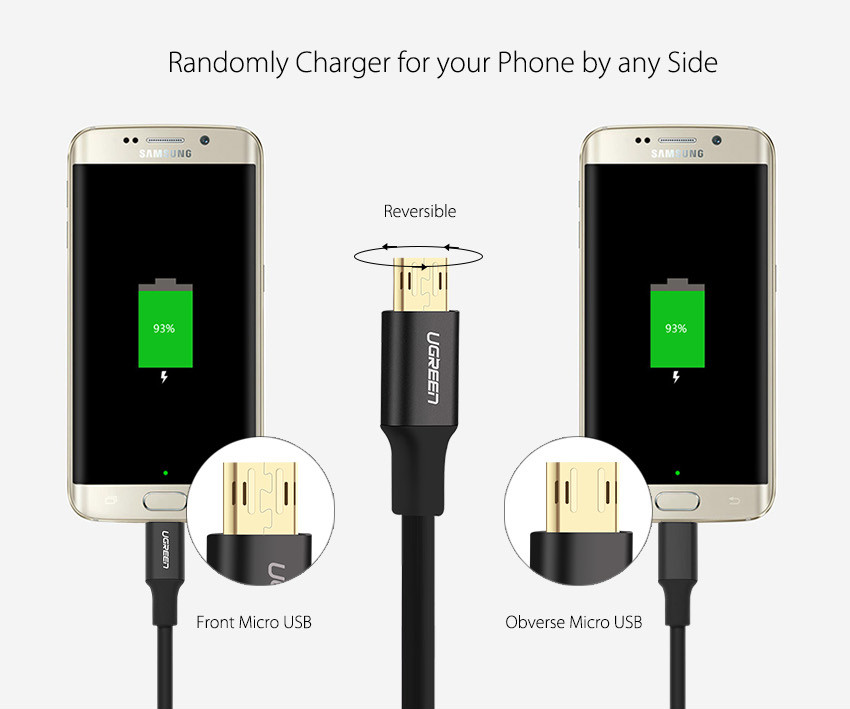 Ugreen-Reversible-Micro-USB-Cable-Tangle-free-USB-to-Double-Sided-Data-Sync-USB-Charger-Cable-for-Sa-32723650227