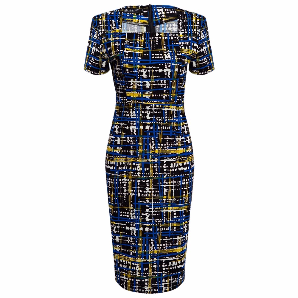 VESTLINDA-Plaid-Print-Bodycon-Dress-Women-Elegant-Square-Neck-Midi-Dress-Casual-Slim-Pencil-Dress-Sh-32717102142