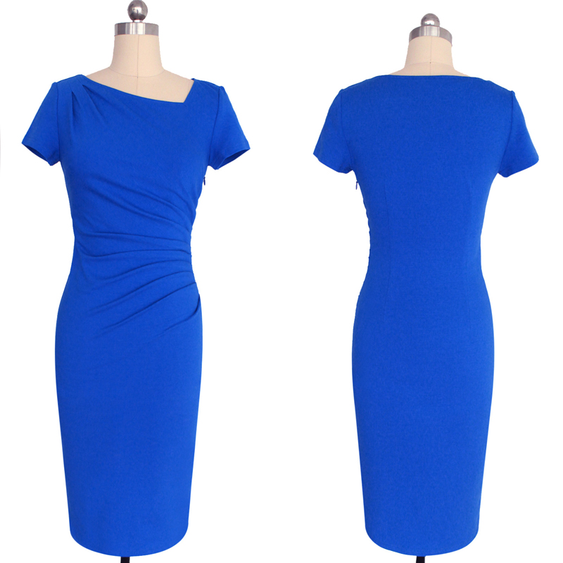 Vfemage-Women-Asymmetric-Neckline-Elegant-Modest-Ruched-Draped-Work-Office-Casual-Party-Bodycon-Shea-32656954375