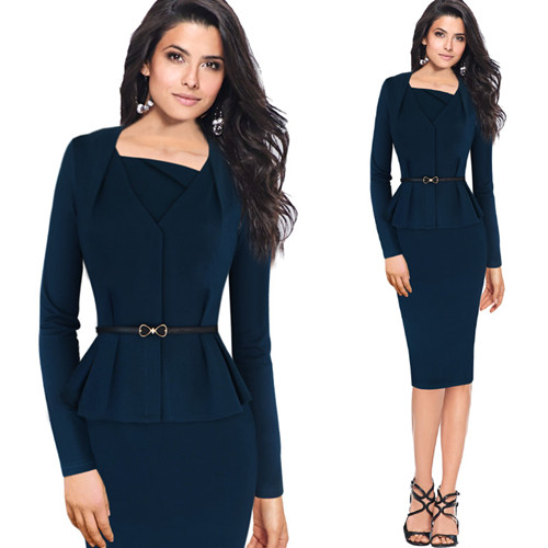 Vfemage-Womens-Elegant-Peplum-Slim-Tunic-Belted-Vintage-Casual-Wear-To-Work-Business-Office-Bodycon--32791056054