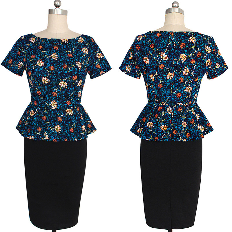 Vfemage-Womens-Elegant-Vintage-Peplum-Flower-Floral-Print-Contrast-Tunic-Slim-Casual-Work-Office-Par-32648905425