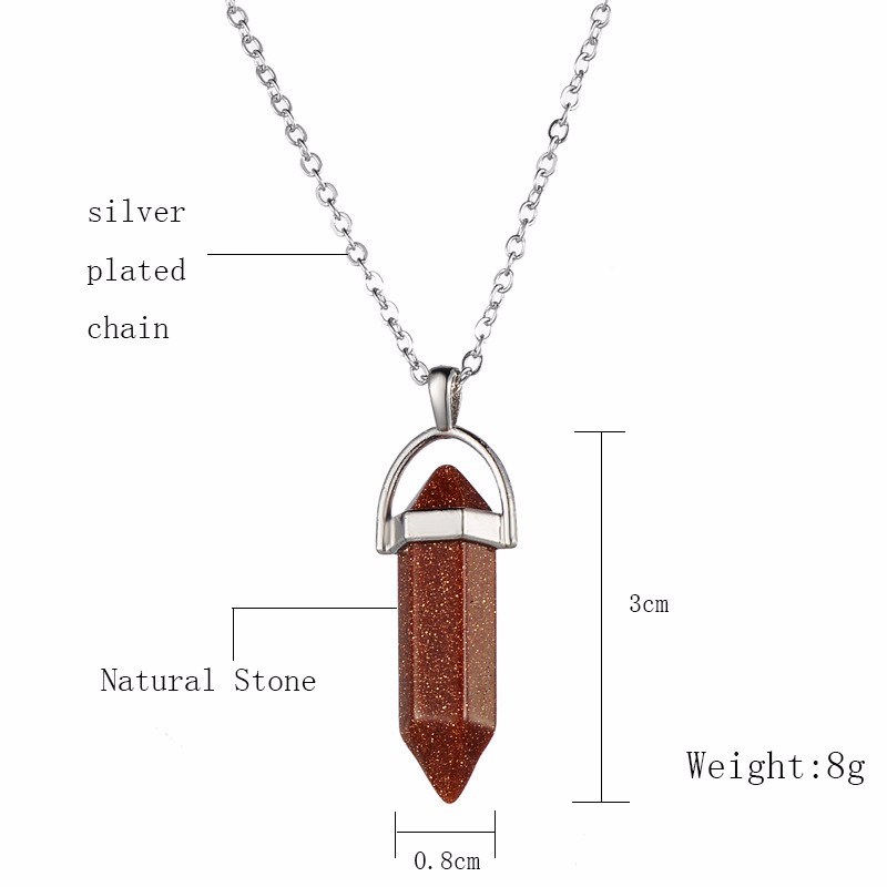 Vintage-Bullet-Quartz-Crystal-Necklace-Pendant-For-Women-Silver-Chain-Natural-Stone-Necklaces-amp-Pe-32672064312