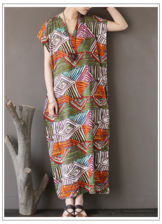 Vintage-Chinese-style-Flower-print-Women-Long-Dress-Cotton-Linen-Loose-Casual-Summer-Maxi-Dress-Bran-32647297778