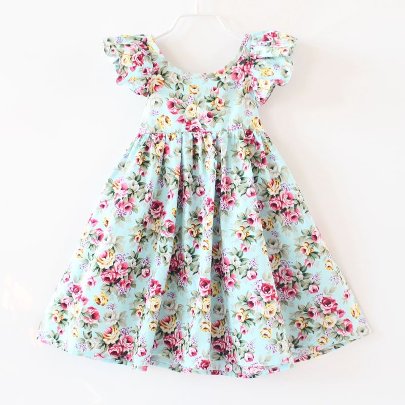 Vintage-Floral-Girls-Dress-Ruffle-Sleeve-Backless-Bule-Flower-Baby-Girls-Summer-Dress-Boutique-Girls-32546220496