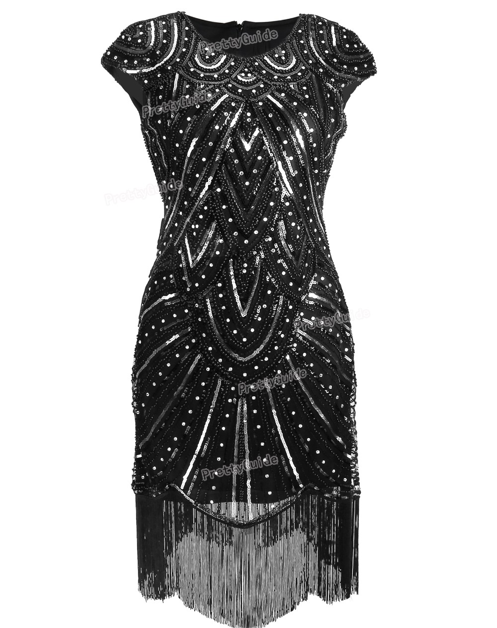 Vintage-Inspired-1920s-Gastby-Handmade-Diamond-Sequined-Embellished-Fringed-Flapper-Party-Dress-32564560310