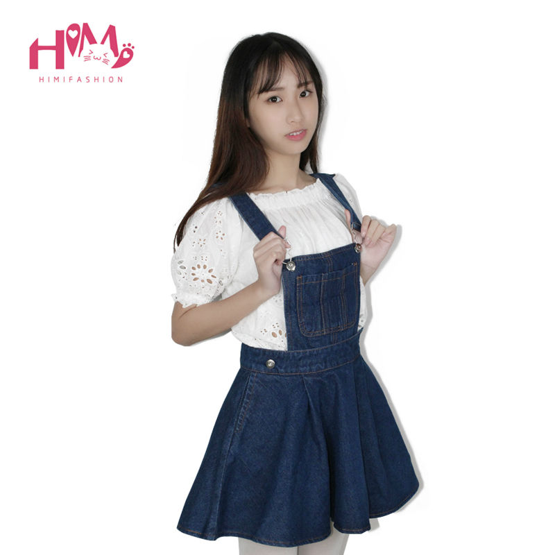 Vivi-Japan-Strap-School-Denim-Dress-For-Ladies-Dark-Blue-Removable-Summer-Detachable-Student-Overall-32298033348