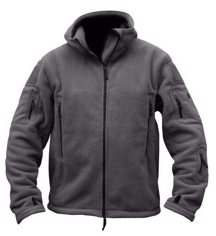WOLFONROAD-Men-Tactical-Hood-Fleece-Jacket-Women-Sports-Thermal-Jacket-Hunting-Clothes-Wear-Outdoor--32614243765
